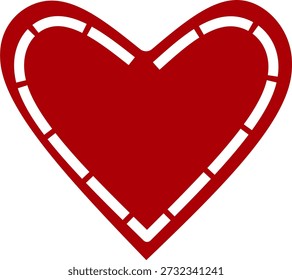 Love and Affection Heart Vector Illustration