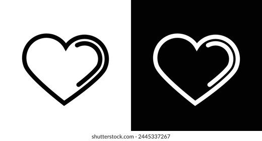 Conjunto de iconos de amor y afecto. Símbolos de celebración del Día de San Valentín y del Corazón.