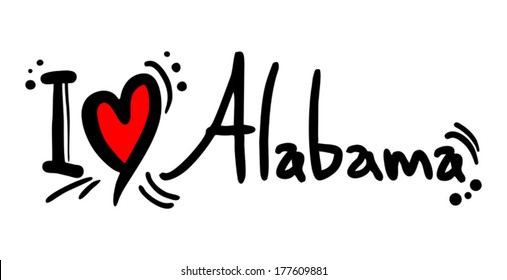 I love Alabama