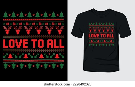 Love to all ugly Christmas sweater design. 