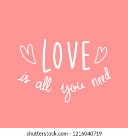 Love is all you need vector