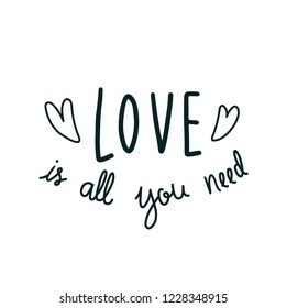 El amor es todo lo que necesitas vector