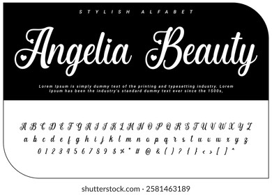 Love the alphabet with a heart letters and numbers