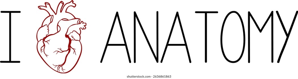 I love anatomy. T-shirt design