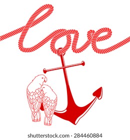 Love anchor icon