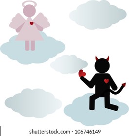 Love of an angel and demon