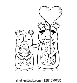 love and animals cartoons