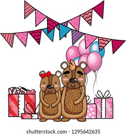love and animals cartoons