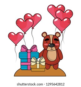 love and animals cartoons