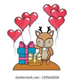 love and animals cartoons