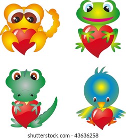 Love animals vector