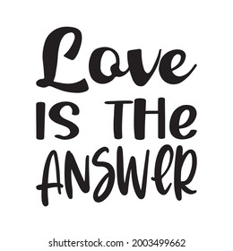 love is the answer letter quote