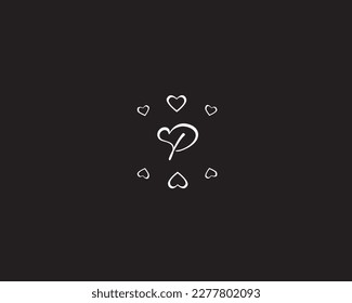 love aphabet logo of words