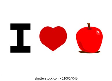 I love apples design