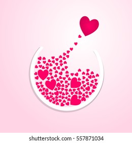 Love aquarium Vector