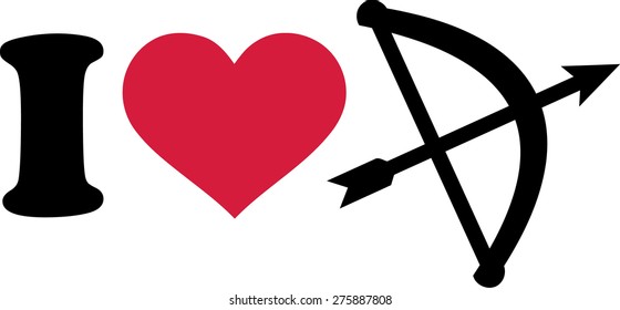 I Love Archery Bow