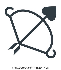 Love Archery Colored Vector Icon