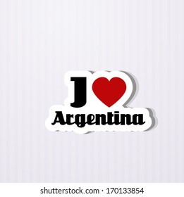 I love Argentina