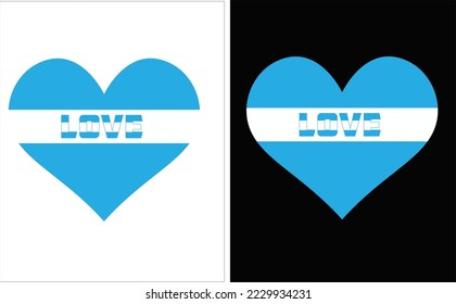 Love Argentina Vectordesign for T-Shirt