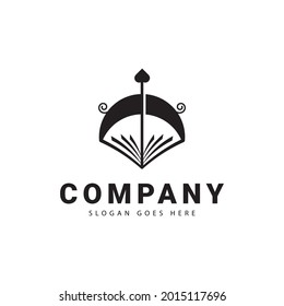 love arrow book logo, suitable for your business logo