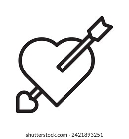 Love Arrow Valentine day For Dating Dinner Loving couple gift happy romantic holiday heart
love decoration men women present