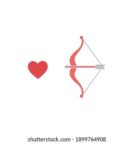 Love Arrow Valentine vector Icon