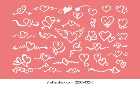 Love Arrow Vector Doodle  Arrow Sign  Doodle love 