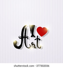 I love art