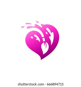 Love Art Logo Concept