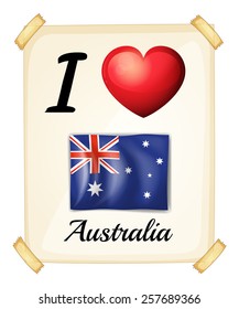 Me encanta el cartel de Australia
