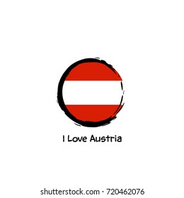I love Austria-vector
