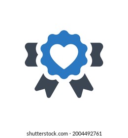 Love award icon. Vector EPS file.