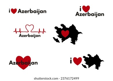 I love Azerbaijan. Patriotic Sublimation Bundle 