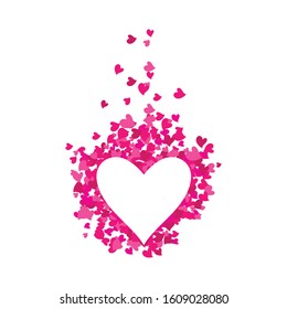 Love backgound illustration vector template