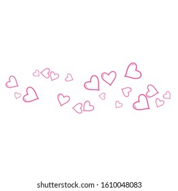 Love backgound illustration vector template