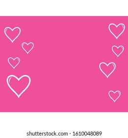 Love backgound illustration vector template