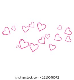 Love backgound illustration vector template