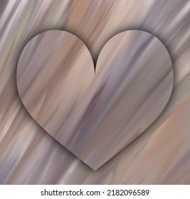 Tarjeta de fondo de amor. 2.ª ilustración. Marco en forma de corazón. Sentimientos y ocasión de celebración.