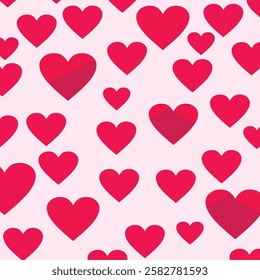 love background, in flat style. romance theme background, valentines day.