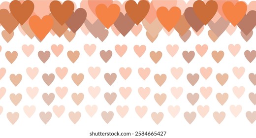 love background, in flat style. romance theme background, valentines day.