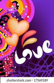love background with heart
