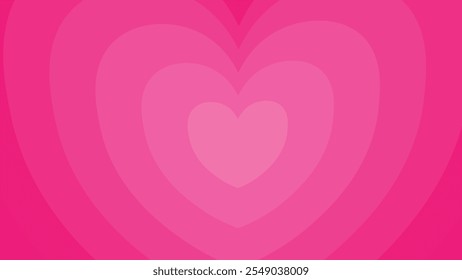 Love Background, Heart Abstract Wallpaper in EPS, Pink, Lovely