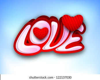 Love background with heart. EPS 10.