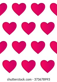 Love background is in the hearts
