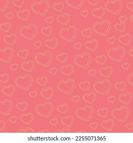 love background with hearts ,pattern for Valentine's Day.