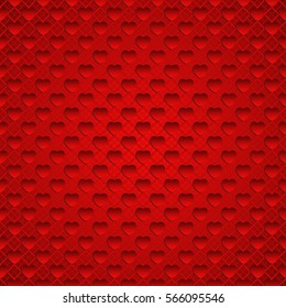 Love background with hearts. Vector illustration.  