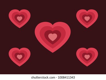 Love background. modern template design. valentine day theme. vector.