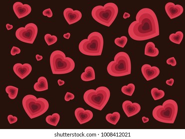 Love background. modern template design. valentine day theme. vector.