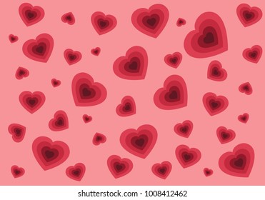 Love background. modern template design. valentine day theme. vector.