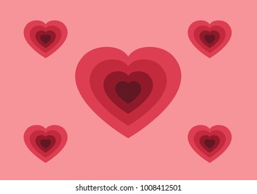 Love background. modern template design. valentine day theme. vector.